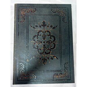 Vintage Style Decorative Faux Book Hidden Storage Box With Velvet Lining Keys